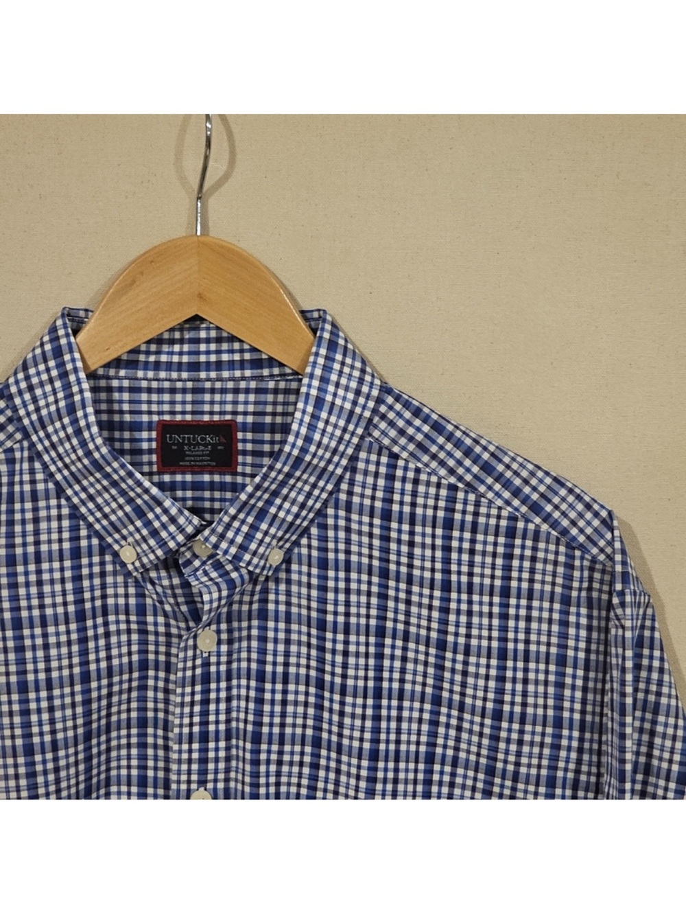 UNTUCKit Relaxed Fit Button Down XL